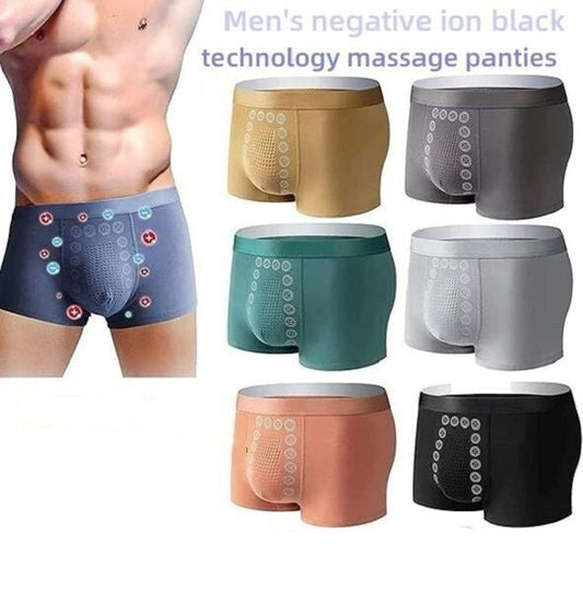 🔥Kauf 1, erhalte 3 Stück🔥 Männer-Energie-Massage-Magnettherapie-Unterwäsche