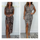🌷Frühling Vorverkauf 49% Rabatt🍃Sexy Leopardenkleid mit tiefem V-Ausschnitt für Damen