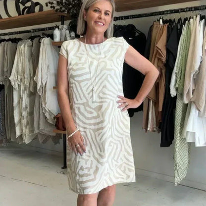 💃2025 Neues Boho-Vintage-Kleid im lässigen Stil mit Print
