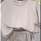 Seitliche Streifen Kurzarm-T-Shirt & Weite Jogginghosen Set