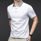 Herren T-Shirt mit kurzen Ärmeln und Hemdkragen im Business-Casual-Stil