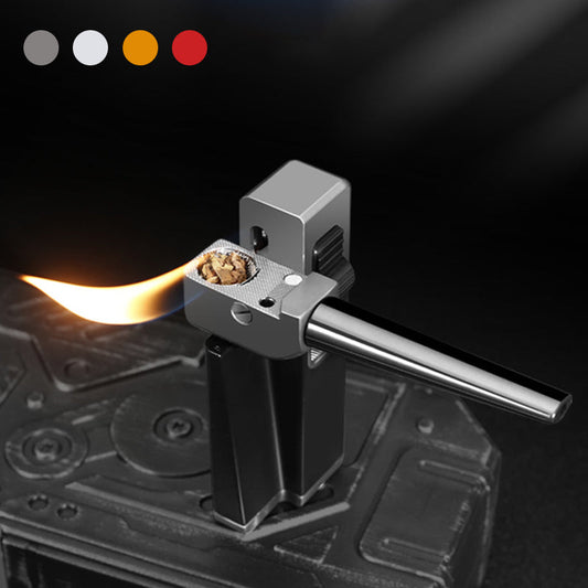 🔥Slant Flame Aufblasbare Tabakspfeife Feuerzeug mit doppeltem Verwendungszwec